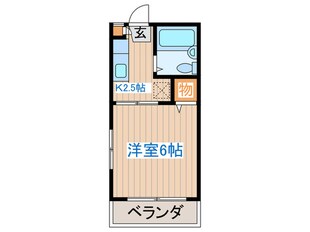 カステルイシイの物件間取画像